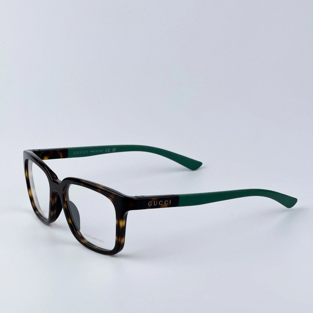 Gucci GG1738O Eyeglasses Havana Acetate/Metal Square